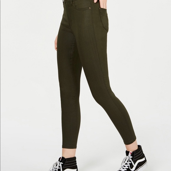Celebrity Pink Juniors' High-Rise Ankle
Skinny Jeans COLOR: Olive Night - Picture 3 of 6